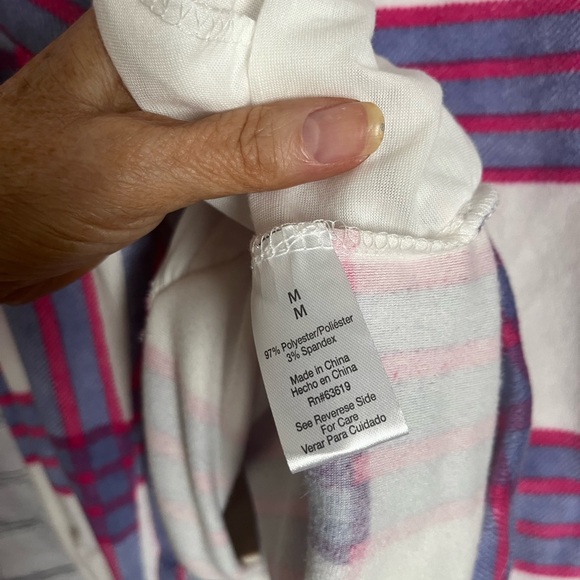 The Sweatshirt Project Pastel Plaid Button Front Shacket W/Pockets! Medium NWT - Picture 8 of 9